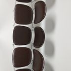 5 X Vintage Stoelen In Skai Leer, Jaren 70 thumbnail 6