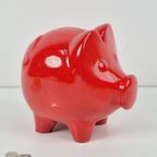 Vintage Scheurich Groot Rood Spaarpot Mid Century W Germany thumbnail 4