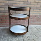 Vintage Bar Cart Op Wielen thumbnail 5