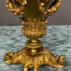 Paar Vergulde Bronzen Kannen Van De Franse Neorenaissance. thumbnail 6