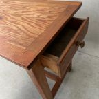 Oud Tafeltje In Pitchpine thumbnail 2