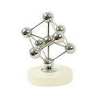 Vintage Atomium Beeldje Chroom Keramiek Expo 58 Souvenir thumbnail 7