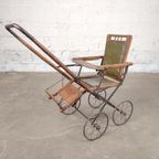 Antieke Houten Kinderwagen thumbnail 10
