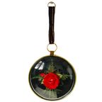 Vintage Lijstje Bol Glas Rode Roos 1970’s thumbnail 5