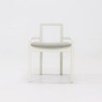 Side Chair In White Lacquered Wood 1980S thumbnail 4