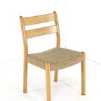 Set 6 Emc Mobler Deense Stoelen Eetkamestoelen Vintage Eiken thumbnail 7