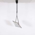 1972 Aluminum And Plexiglass Raak 'Kompas' Ceiling Lamp thumbnail 3