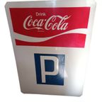 Coca-Cola Parking Reclamebord Uit 1970 thumbnail 3