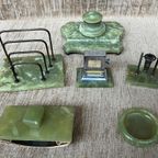 Bureauset In Art Deco Stijl. Onyx. thumbnail 2