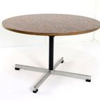 Ronde Eettafel Met Koperen Blad 'driebergen' Vintage thumbnail 9