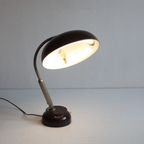 Hala Metal Desk Lamp Nr.17 With Ring Light. 1950S thumbnail 3