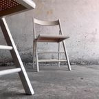 Mid-Century White Folding Dining Chair, Italy 1970S thumbnail 7