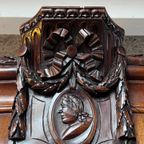 Antiek (+/- 1780) Dubbelgebogen Mahonie Kabinet, 243 Cm Hoog thumbnail 3