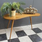 Wood Kidney Shape Table 1960S thumbnail 2
