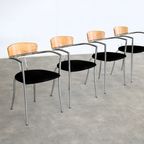 Vintage Stoelen | Eetkamerstoelen | Effezeta | Jaren 80 thumbnail 11