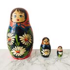 Vintage Matroesjka Set Russian Doll Set thumbnail 2