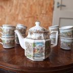 Vintage Kapstok Met Zwart Metaal Hoedenrek, Retro Design thumbnail 22