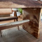 Houten Wabisabi Tafel Uit Suar Hout thumbnail 9