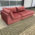4x6 sofa - X2 Modulaire Bank Wijnrood Velours thumbnail 12