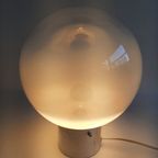 Space Age Large Spherical Glass Table Lamp thumbnail 2