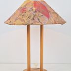 Vintage Deense Grenen Tafellamp Lys Pine ‘70 Japandi Lamp thumbnail 5