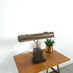 Bronzen Bureau Bankierslamp Bureaulamp thumbnail 5