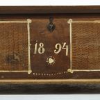 Antieke Beschilderde Bruidskist 1894 thumbnail 12