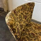 Vintage Gebloemde Cocktailstoel / Fauteuil / Eenzit thumbnail 9