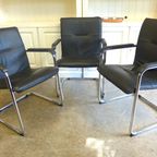 Mooi Set Van 4 Vintage Retro Formica Stoelen thumbnail 14