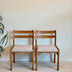 Set 4 Stoere Vintage Deense Eetkamerstoelen Jaren 60 thumbnail 12