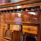 Antiek Franse Empire Klepsecretaire thumbnail 16