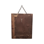 Frans Art Nouveau Houten Spiegel thumbnail 8