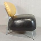 Postmodern Design Leren Fauteuil thumbnail 4