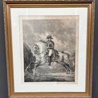 Portret Gravure Van Napoleon Bonaparte. thumbnail 2