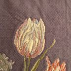 Vintage Gobelin Wandkleed Bloemen Schilderij Muurkleed thumbnail 8