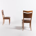 Mid-Century Italian Chairs / Eetkamerstoel / Stoel From Vittorio Dassi, 1950S thumbnail 5