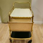 Vintage Serveerwagen Fifties Trolley Drankenwagen thumbnail 8