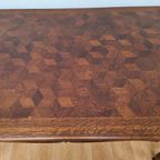 Vintage Antieke Landelijke Eettafel Eetkamertafel Tafel Uitschuifbaar 508 thumbnail 14
