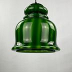 Rare Green Glass Pendant Light By Peill And Putzler 1960 thumbnail 5