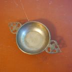 Brass Tin Porringer With Two Ears thumbnail 3