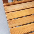 Set Van 4 Vintage Massief Grenen Eetkamerstoelen thumbnail 13