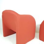Artifort Ben’s Steenrood / Donker Oranje Fauteuils Ploegstof thumbnail 10