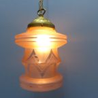 Een Unieke Zeldzame Art Deco Hanglamp Uit Frankrijk thumbnail 5