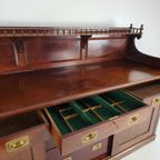 Engelse Mahoniehouten Dressoir / Dressoir Uit Het Begin Van De 20E Eeuw - Camp Van Messing thumbnail 17