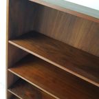 Vintage Deens Boekenkastje Schuine Pootjes Teak thumbnail 4