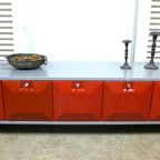 Mooie Industriele Metalen Vintage Kast thumbnail 15