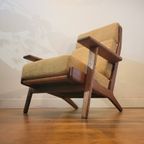 Fauteuil Ge290A Van Hans J. Wegner Voor Getama In Eiken thumbnail 10