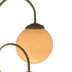 Space Age Design / Mcm - Waterfall Lamp With Glass Spheres - Vintage Floor Lamp With Three Adjust thumbnail 5