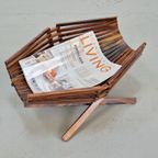Vintage Deense Palissander Fruitschaal Mand ‘60 Mid-century thumbnail 10