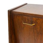 Vintage Secretaire Wandkast Werkplek Jaren 60 Teak Fineer thumbnail 13